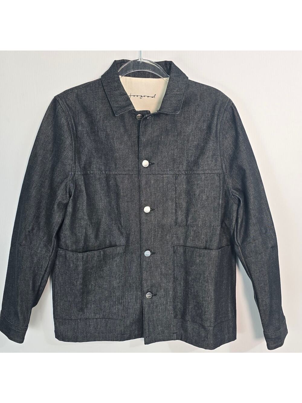 Toogood The Carpenter Denim Jacket Dark Wash Organic Cotton Size S